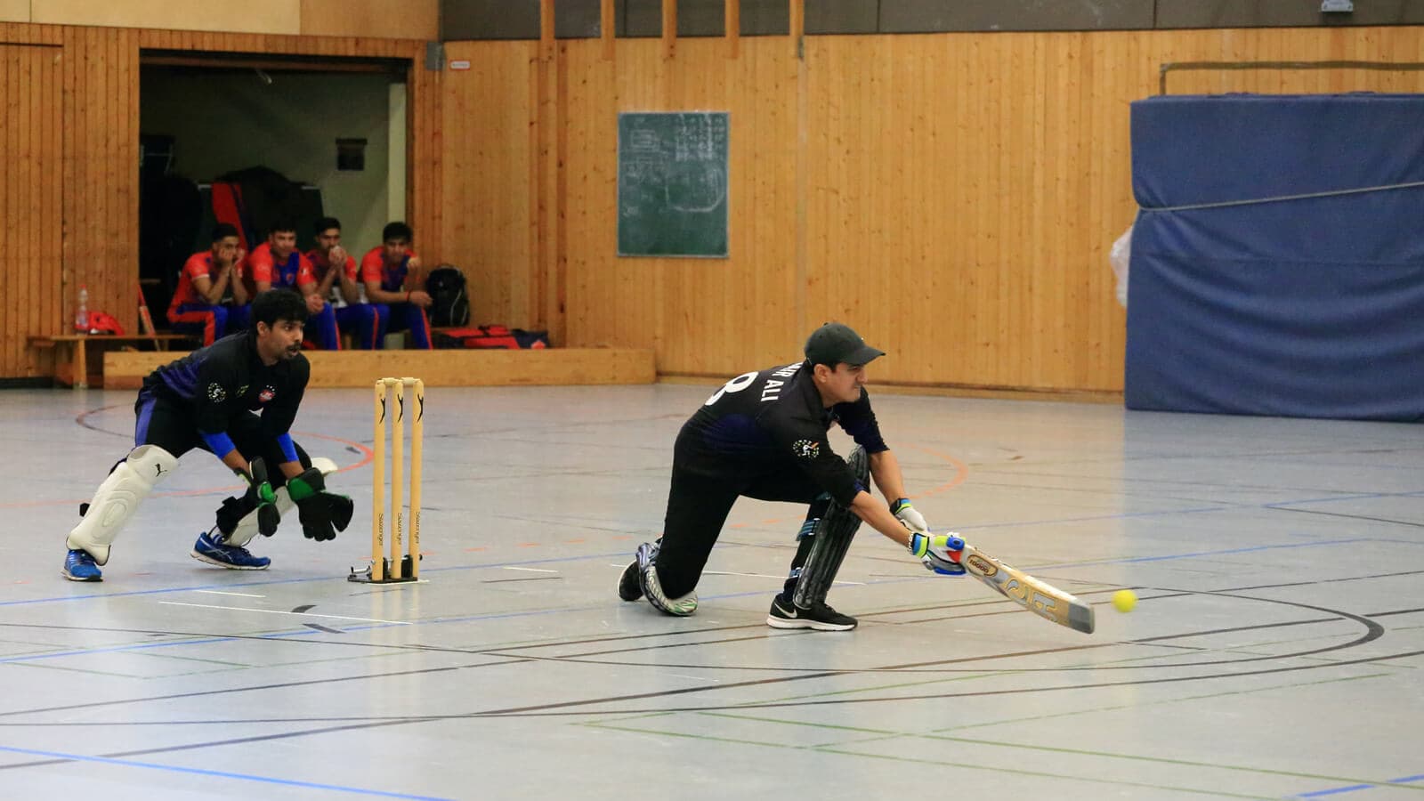 Playing a sweep during an indoor tournament