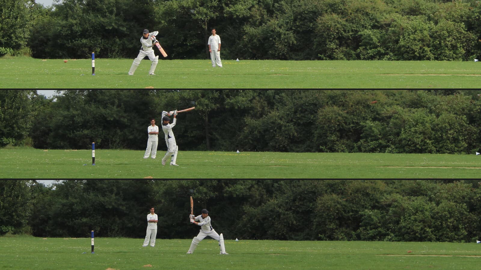Batting sequence during a Bundesliga game in Hamburg