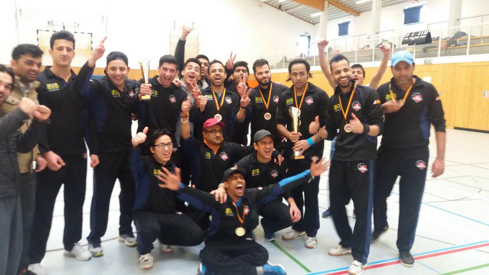 SC Europa celebrating the NDCV Indoor Championship